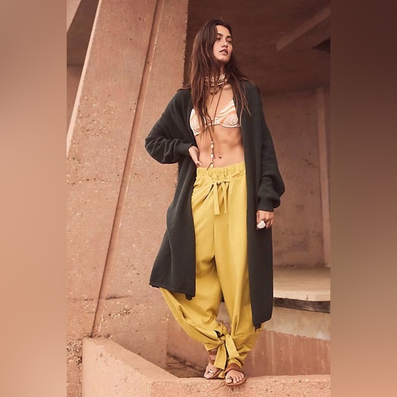 Free People Sweaters - Free People Hailee Convertible Cardigan green balsam